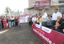 Pepe Chedraui inicia pavimentación de la calle 5 Oriente en El Salvador