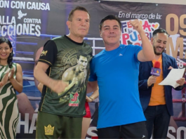 Todo listo para la pelea con causa entre JC Chávez y “Travieso” Arce