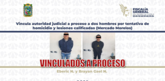 Vinculan a proceso a dos hombres por balacera en el Mercado Morelos