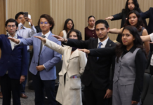 Toman protesta a mesas directivas del MUN en el Congreso de Puebla
