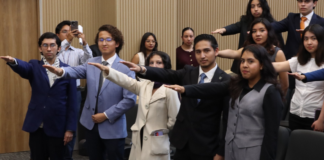 Toman protesta a mesas directivas del MUN en el Congreso de Puebla