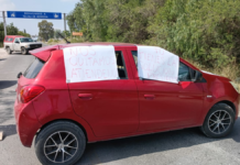 Ejidatarios protestan en Tecali de Herrera por falta de apoyos