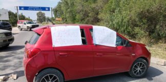 Ejidatarios protestan en Tecali de Herrera por falta de apoyos