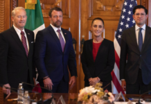 Claudia Sheinbaum se reúne con secretario de Seguridad de EU