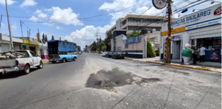 Agua de Puebla vuelve a intervenir la 24 Sur tras pavimentación estatal