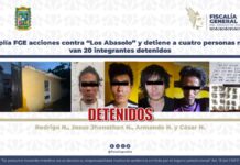 Suman 20 detenidos de banda “Los Abasolo” en Puebla