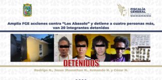 Suman 20 detenidos de banda “Los Abasolo” en Puebla
