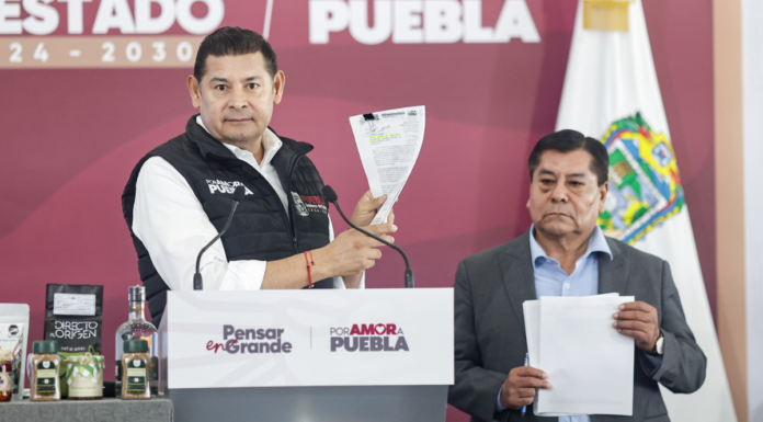 Armenta confirma denuncia contra Agua de Puebla por dañar calles