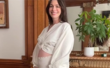 Anne Hathaway anuncia que está embarazada de su tercer hijo
