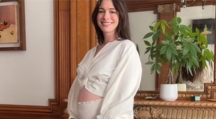 Anne Hathaway anuncia que está embarazada de su tercer hijo