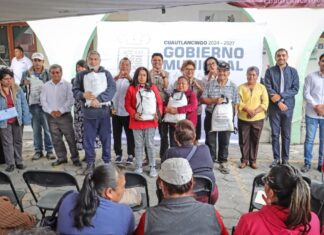 Entregan apoyos alimentarios a familias en Cuautlancingo