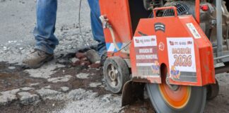 Bachetón trabaja simultáneamente en tres puntos de San Pedro Cholula