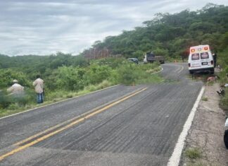 Auto cae a barranco en la México–Oaxaca; cuatro lesionados