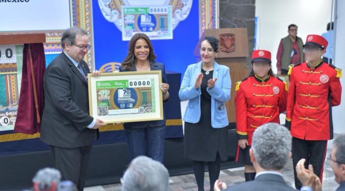 Lotería Nacional dedica sorteo 70 años de Biblioteca Central de la UNAM