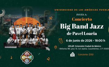 Big Band Jazz de Pavel Loaria se presentará en la UDLAP CDMX