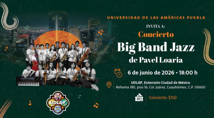 Big Band Jazz de Pavel Loaria se presentará en la UDLAP CDMX
