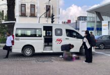 Menor resulta lesionada tras caer de Ruta 55 en la Avenida Juárez