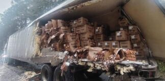 Choque entre autobús y tráiler deja cinco lesionados en la México–Tuxpan