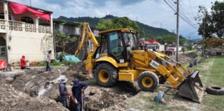 Gobierno estatal continúa pavimentación en Puebla, Tlacotepec y Xicotepec