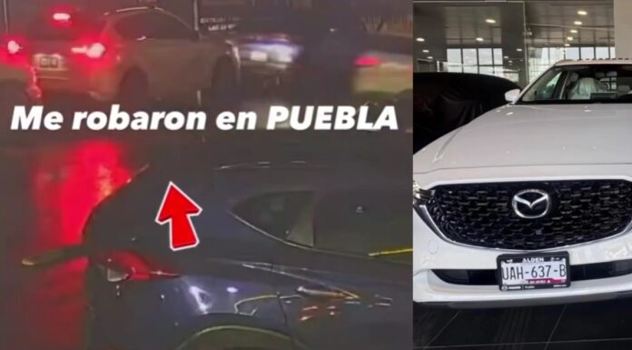 Roban camioneta de influencer Eloy Rojas en Camino Real a Cholula