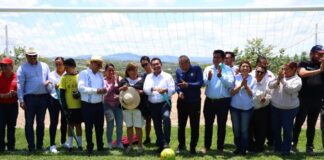 Impulsa Pável Gaspar espacio deportivo en la Mixteca