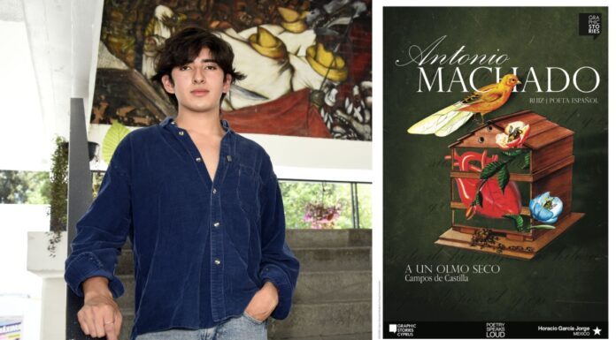Estudiante BUAP gana concurso internacional de cartel en Chipre