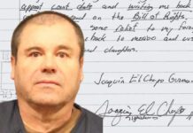 En carta, ‘El Chapo’ revela que sufre de problemas de salud