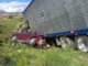 Choque frontal en carretera El Seco-Azumbilla deja una mujer lesionada