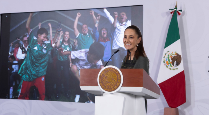 Sheinbaum celebra debut y triunfo de México ante Sudáfrica