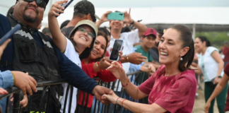 Sheinbaum realiza gira por Colima, Aguascalientes y SLP