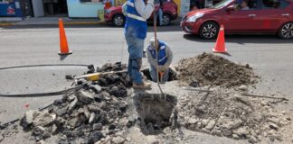 Exigen a Agua de Puebla reparar fallas que dañan calles recién pavimentadas