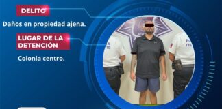 Detienen a hombre ebrio por dañar vehículos en Atlixco