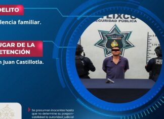 Detienen a hombre tras amenazar a su expareja en Atlixco