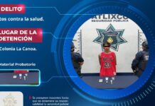 Policías de Atlixco detienen a hombre por posesión de drogas