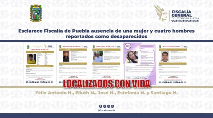 Hallan con vida a cinco personas reportadas como desaparecidas