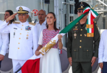 Sheinbaum llama a defender la soberanía nacional en el Día de la Marina