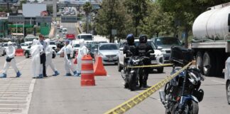 Despliegan segundo operativo pericial en Vía Atlixcáyotl por presunto tirador
