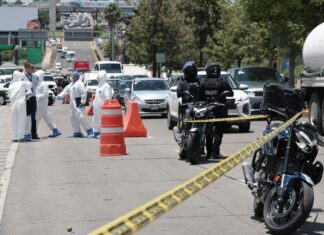 Despliegan segundo operativo pericial en Vía Atlixcáyotl por presunto tirador