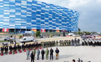 Despliegan operativo de seguridad durante partido España vs Perú