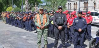 Despliegan elementos de seguridad en puntos estratégicos de Puebla