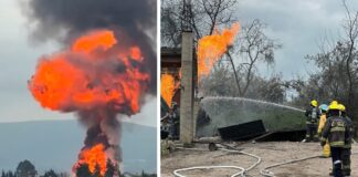 Explosión de cuatro pipas de gas LP causa pánico en Tepeaca