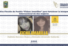 FGE activa “Fichas Amarillas” para localizar a dos mujeres desaparecidas