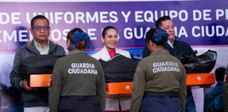 Lupita Cuautle reconoce desempeño de la Guardia Ciudadana