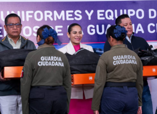 Lupita Cuautle reconoce desempeño de la Guardia Ciudadana