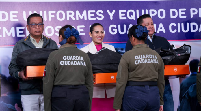 Lupita Cuautle reconoce desempeño de la Guardia Ciudadana