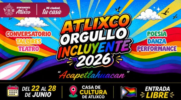 Presentan actividades de “Atlixco Orgullo Incluyente 2026”