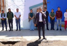Texmelucan inicia pavimentación de calle Mujica y Osorio