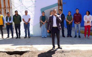 Texmelucan inicia pavimentación de calle Mujica y Osorio