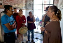 Laura Artemisa supervisa daños por lluvias en el Centro Histórico