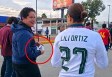 Justifican propaganda de diputada panista en partido España vs Perú